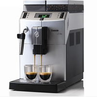 飞利浦 LirikaPlusRI9841 全自动意式咖啡机 大容量银色的精致之选