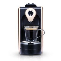 小田1125CH香槟金胶囊咖啡机 一键冲泡意式咖啡，办公家用两相宜